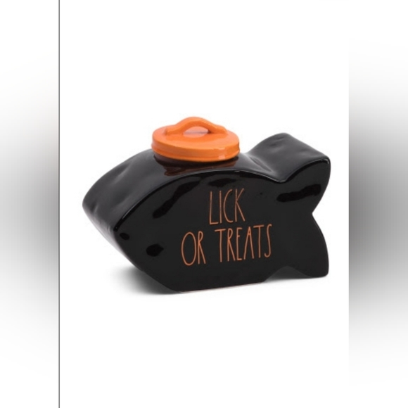 Rae Dunn Other - *NEW* Rae Dunn Lick or Treats Fish Shaped Container